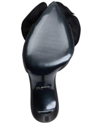 Women's Maleficientmule Ruffled High Heel Dress Sandals