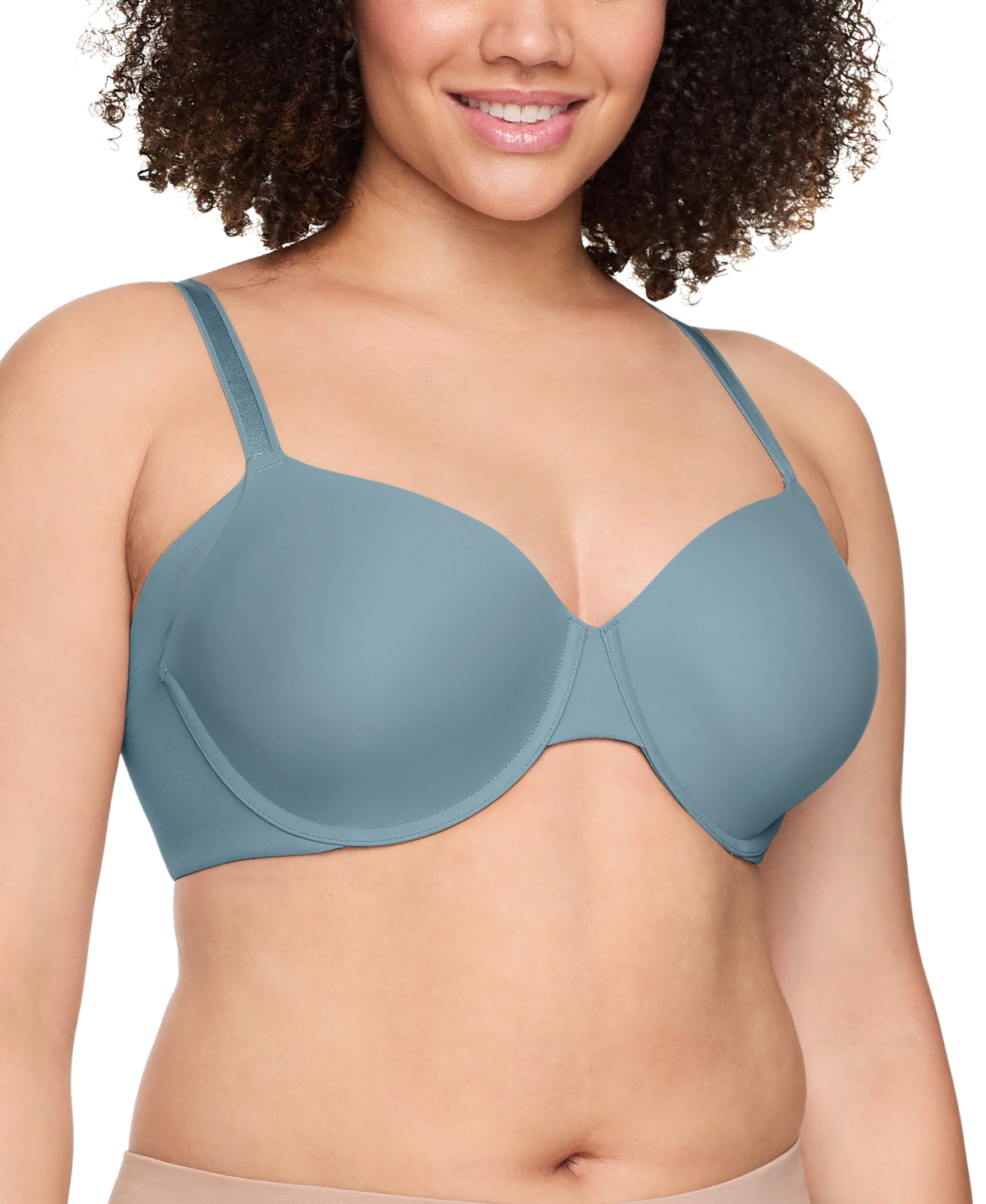 Warner's Warners Women's No Side Effects Seamless Comfort Underwire T-shirt Bra Ra3061a In Smoke