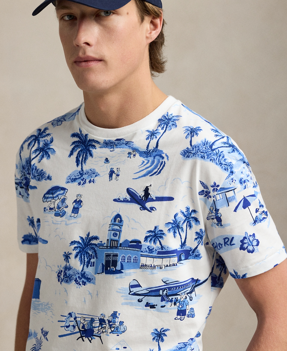 Polo Ralph Lauren Men's Classic-Fit Bear Jersey T-Shirt