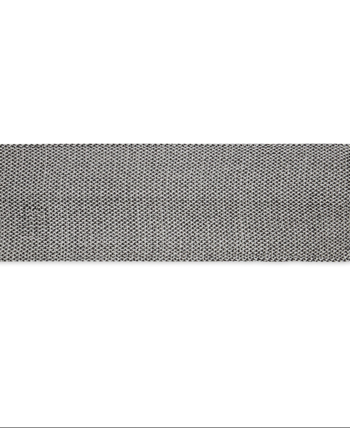 Design Imports Woven Jacquard Fringe Table Runner, 15" X 72" In Black
