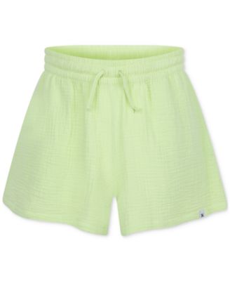 Hurley - Big Girls Woven Cotton Gauze High-Rise Shorts