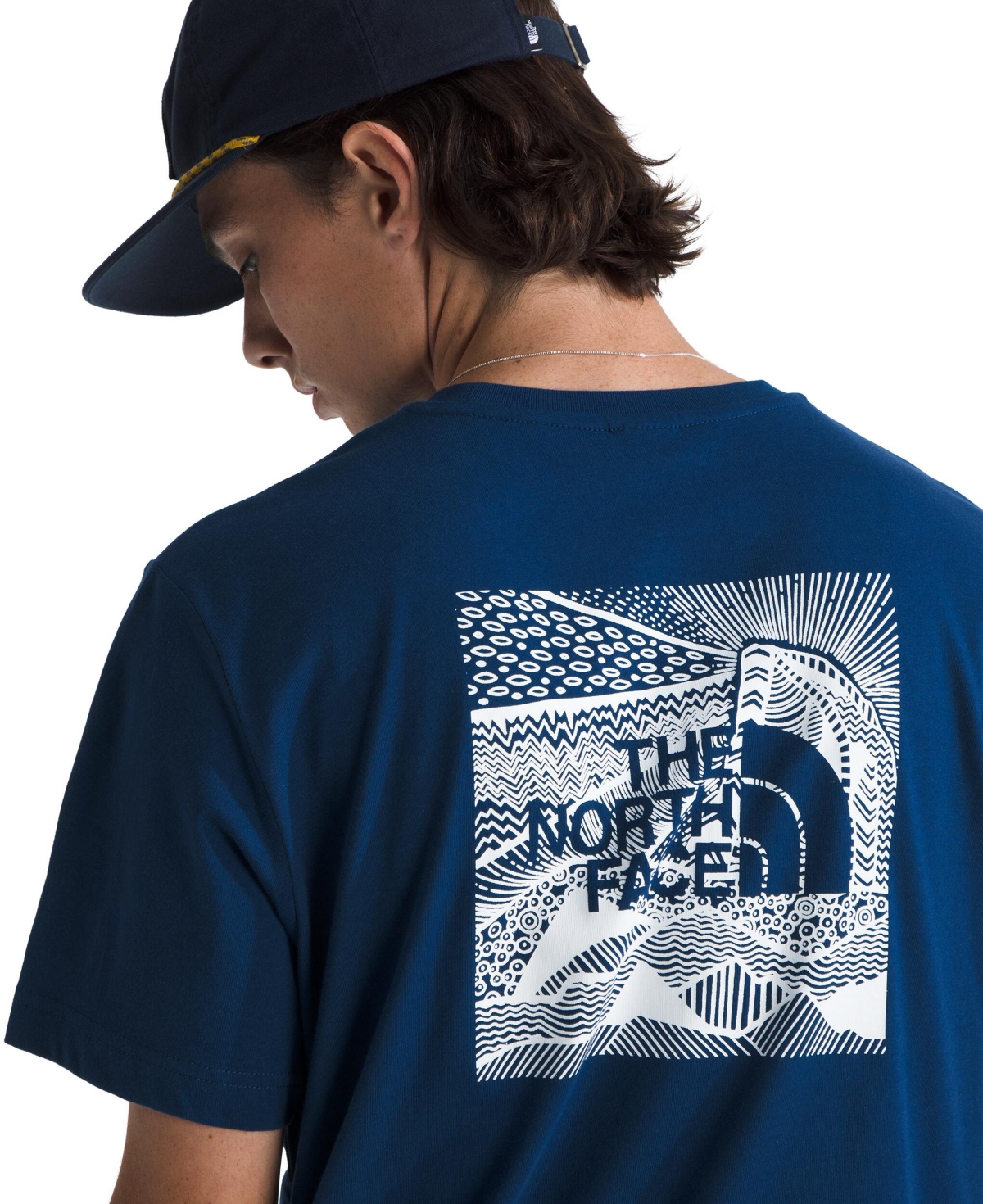 THE NORTH FACE MEN'S SHORT SLEEVE BOX NSE CELEBRATION T-SHIRT 