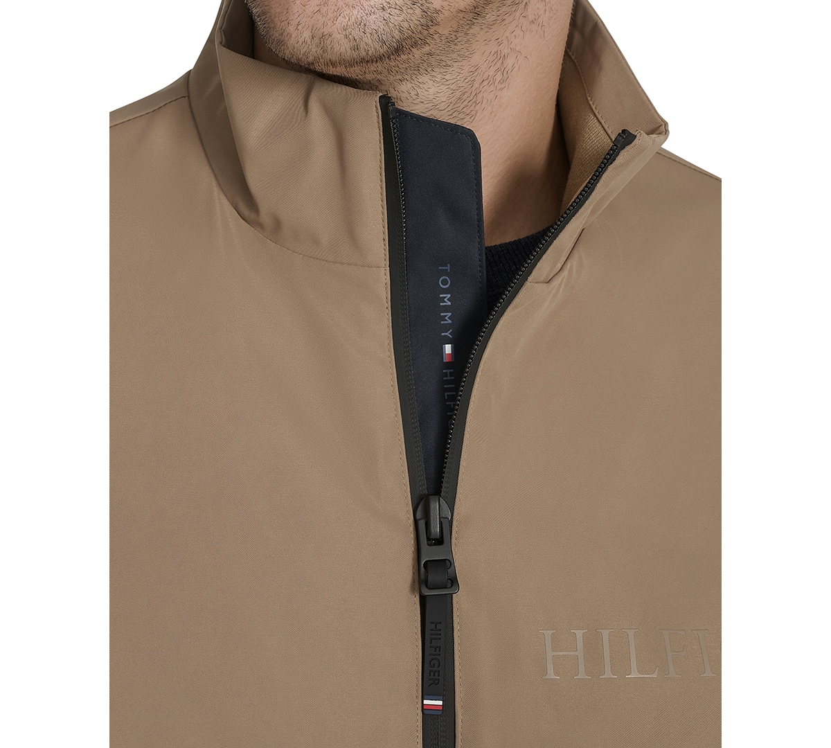 TOMMY HILFIGER MEN'S TECH BOMBER JACKET 