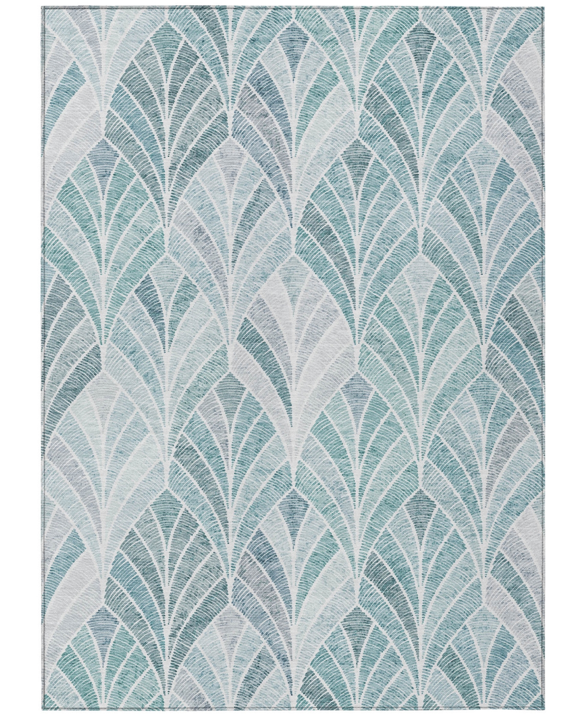 Addison Chantille Acn851 9'x12' Area Rug In Aqua