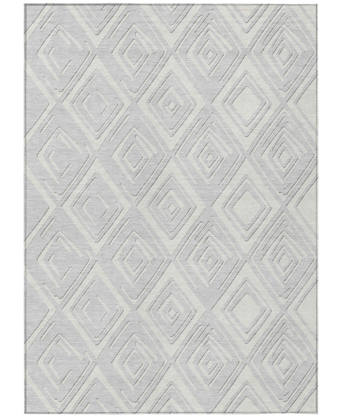 Addison Chantille Acn862 8'x10' Area Rug In Silver