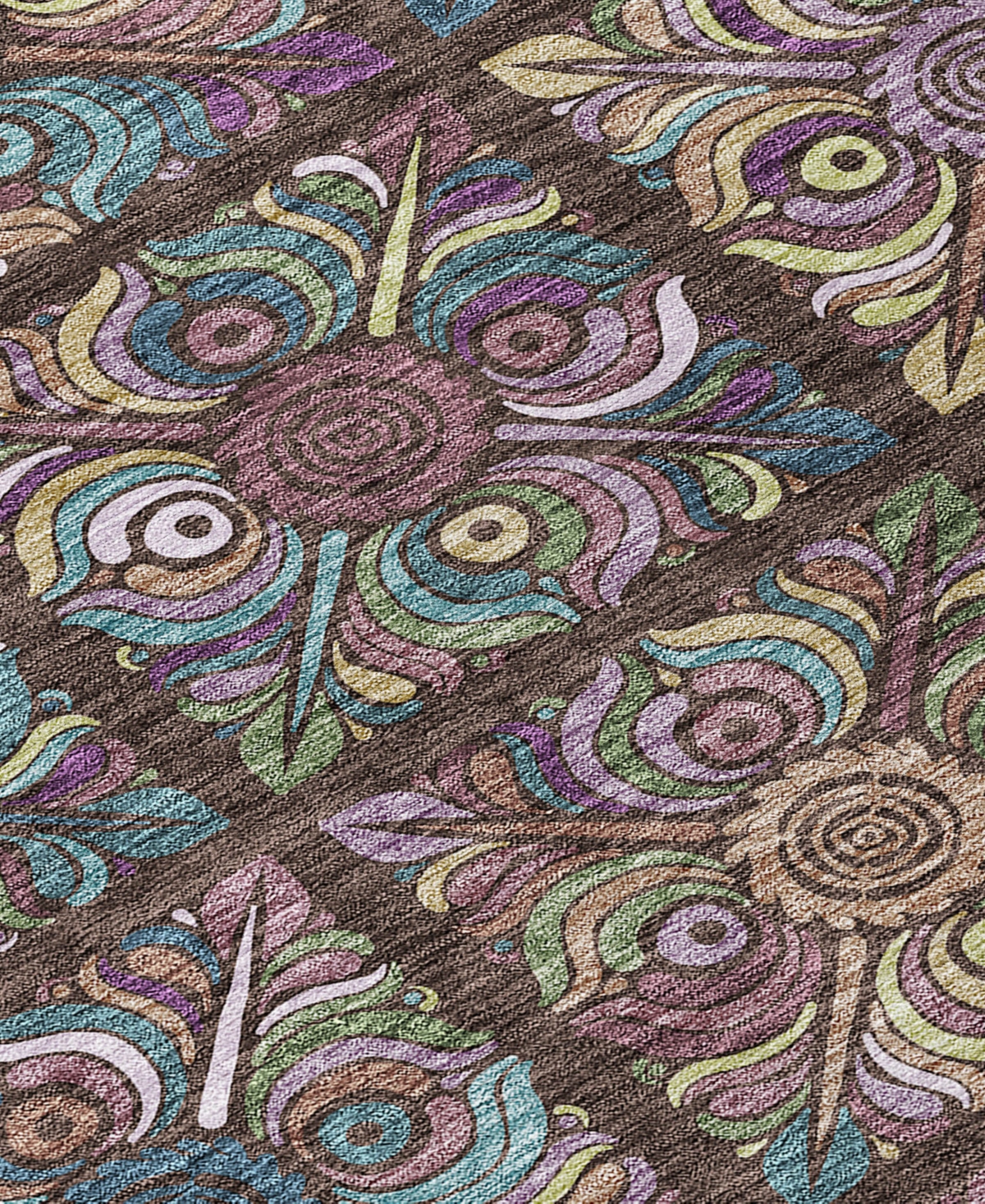 Addison Chantille Acn852 8'x10' Area Rug In Chocolate