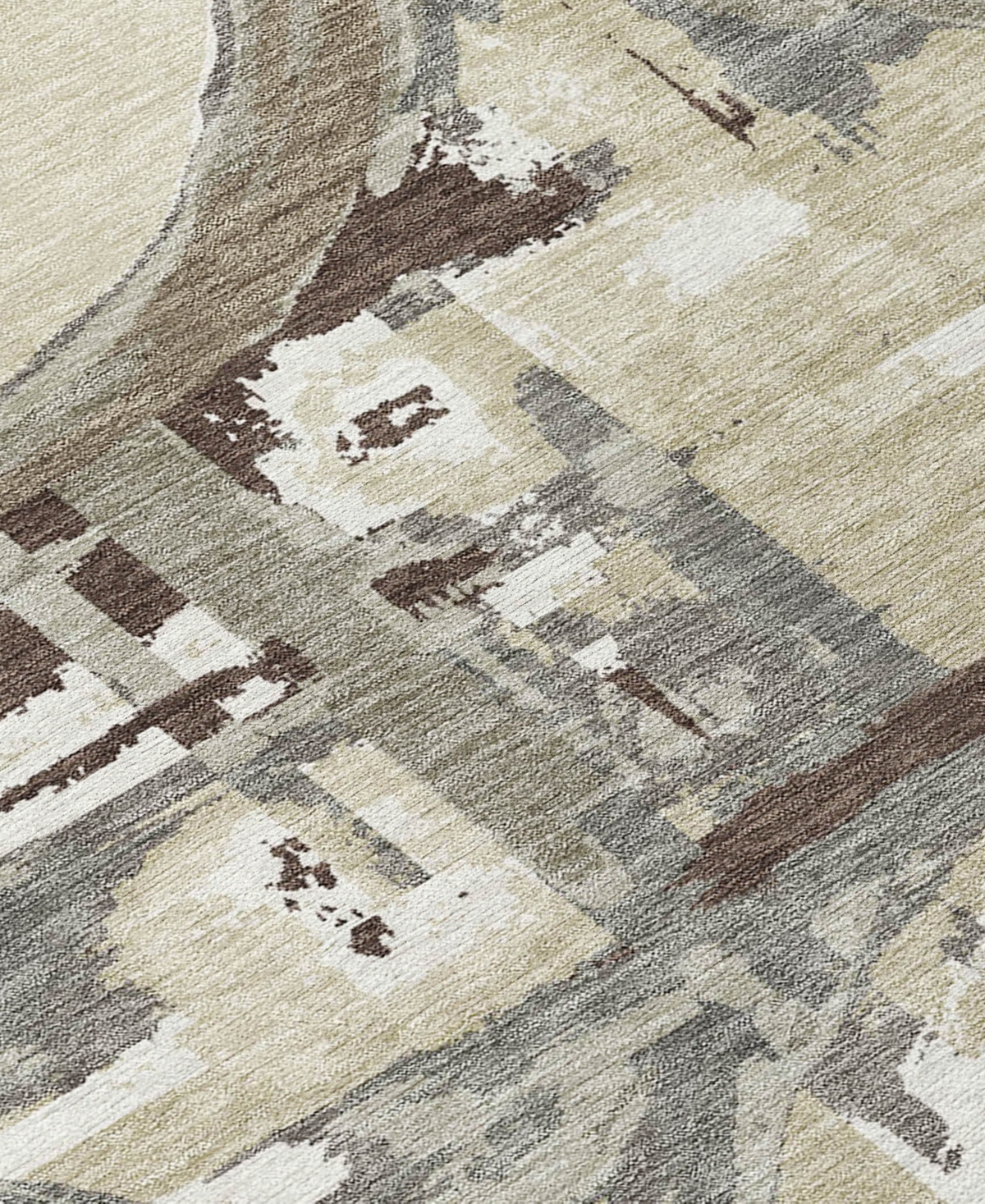 Addison Chantille Acn855 8'x8' Round Area Rug In Tan