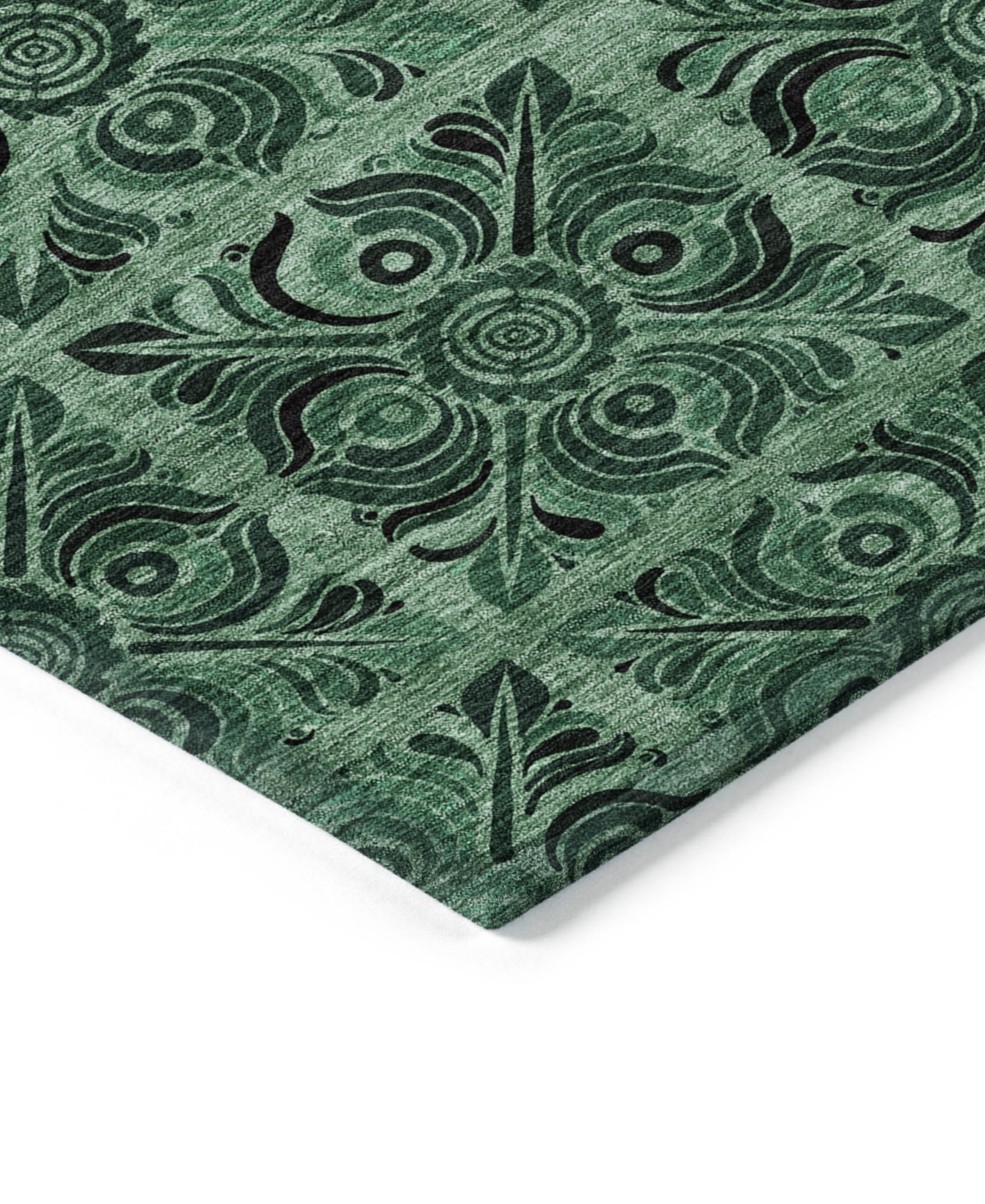 Addison Chantille Acn853 5'x7'6" Area Rug In Green