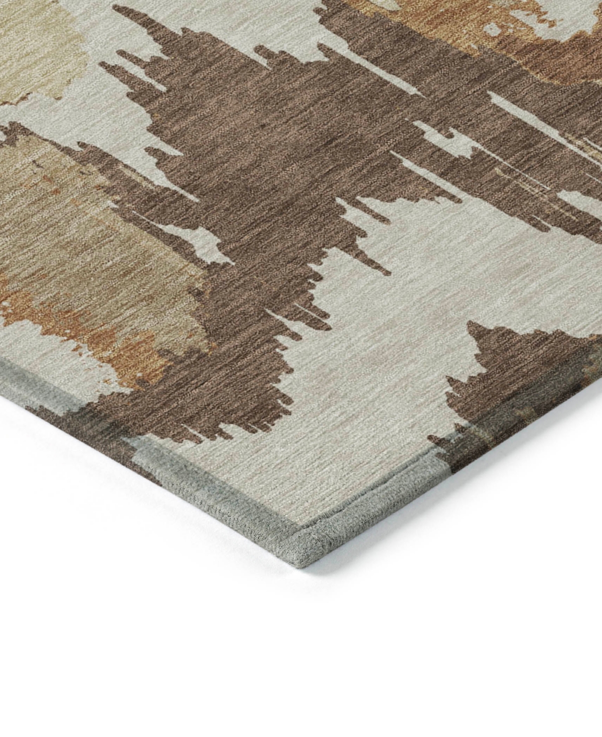 Addison Chantille Machine Washable Acn865 3'x5' Area Rug In Chocolate