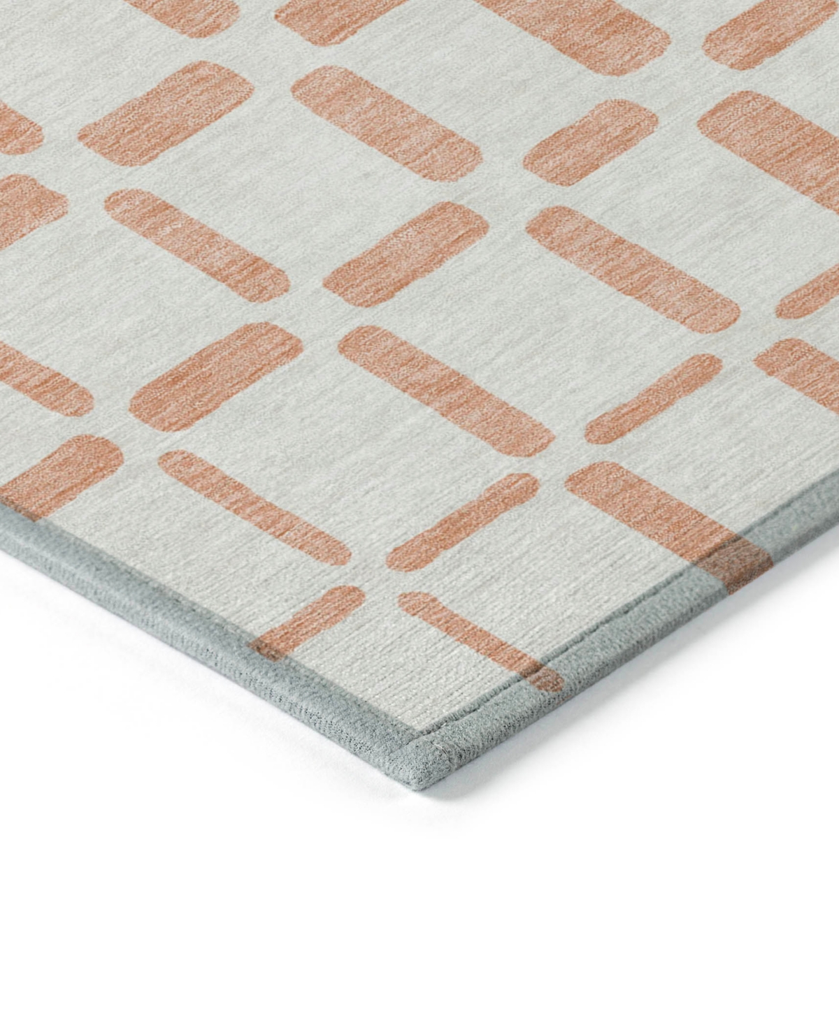 Addison Chantille Machine Washable Acn871 2'6"x3'10" Area Rug In Peach