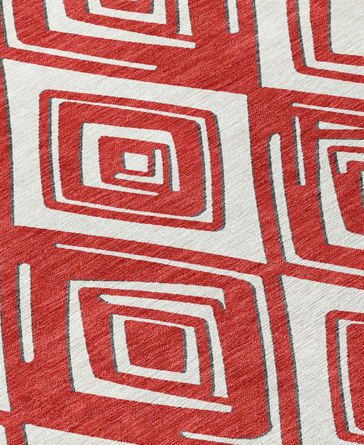 Addison Chantille Machine Washable Acn862 2'6"x3'10" Area Rug In Red