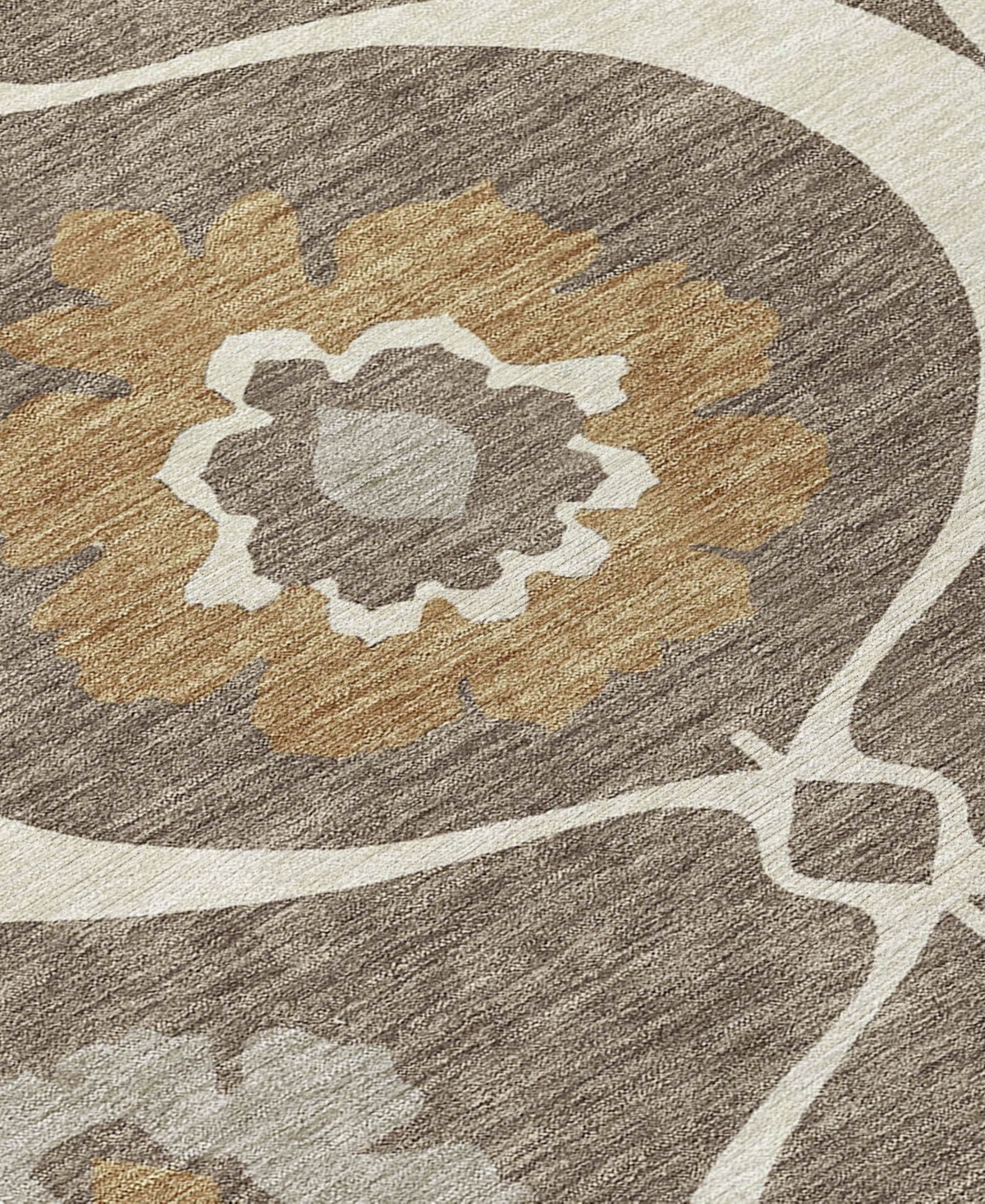 Addison Chantille Machine Washable Acn858 2'6"x3'10" Area Rug In Brown