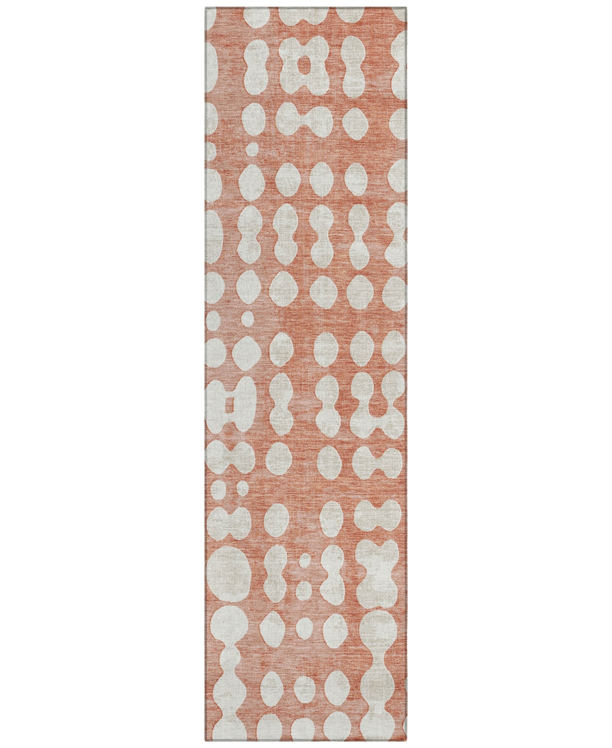 Addison Chantille Acn869 2'3"x7'6" Runner Area Rug In Salmon
