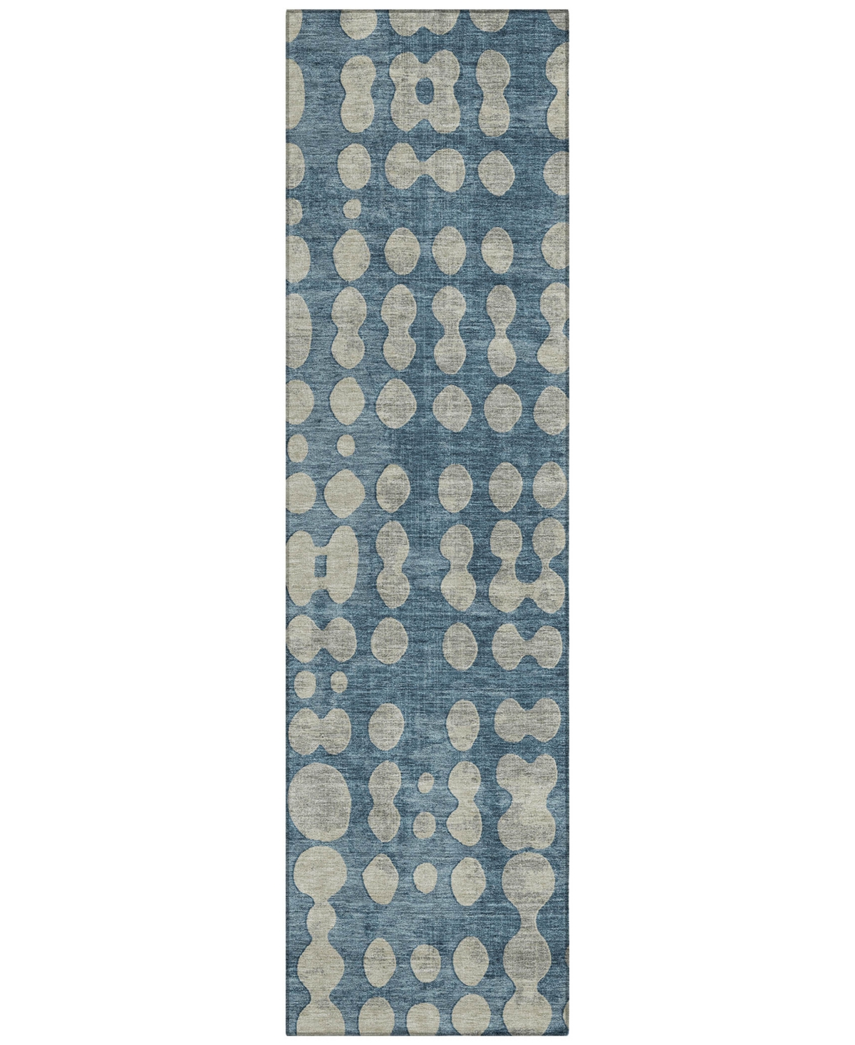 Addison Chantille Acn869 2'3"x7'6" Runner Area Rug In Denim