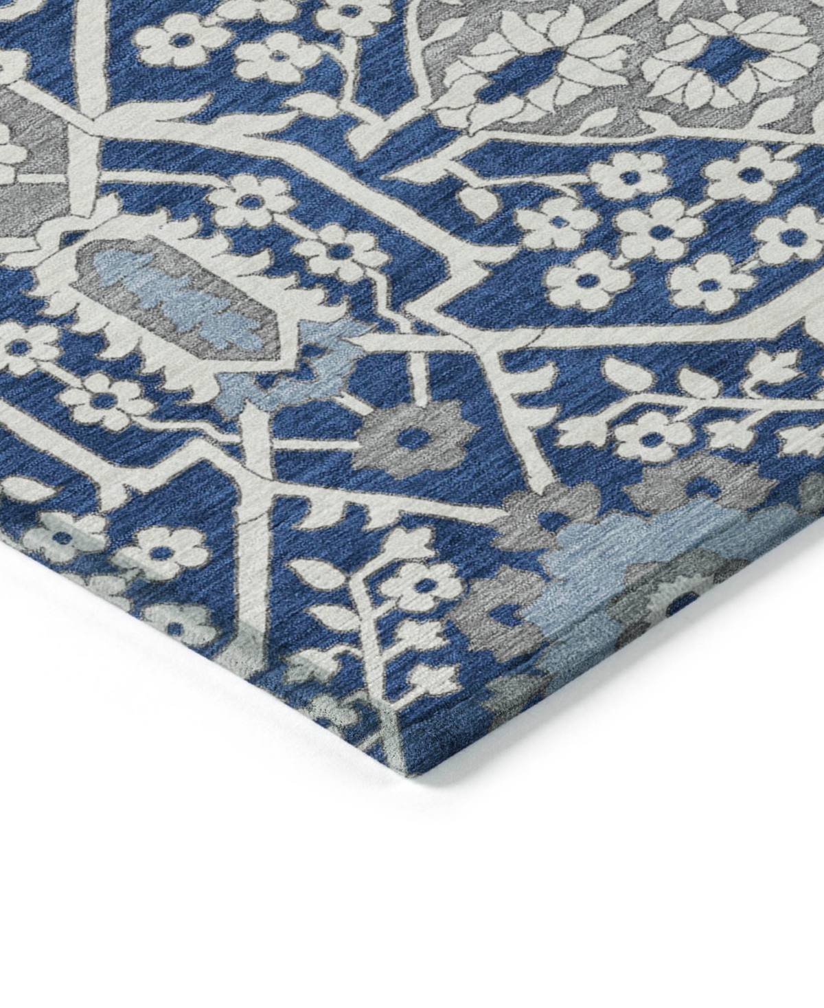 Addison Chantille Acn863 2'3"x7'6" Runner Area Rug In Navy