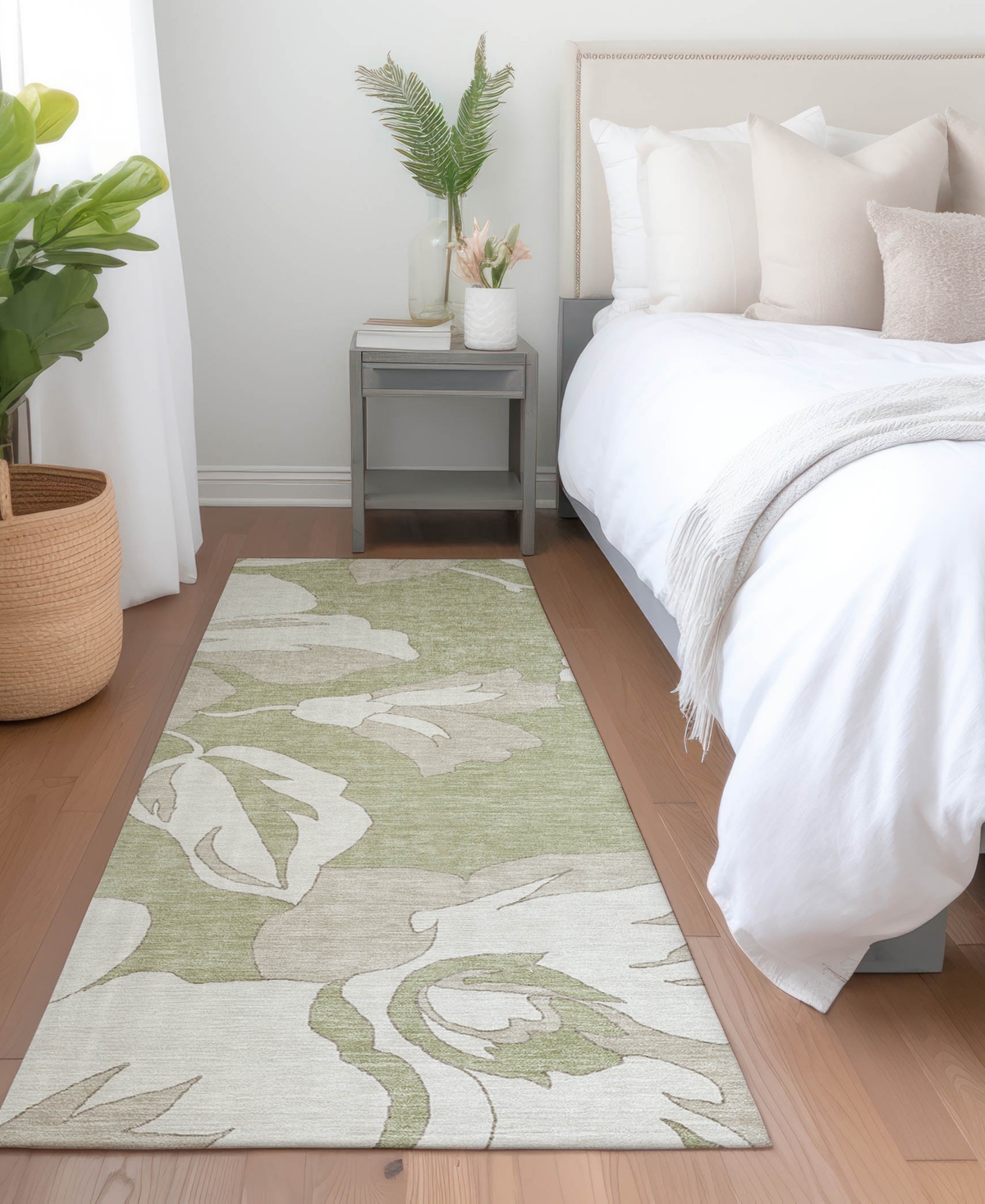 Addison Chantille Acn857 2'3"x7'6" Runner Area Rug In Sage
