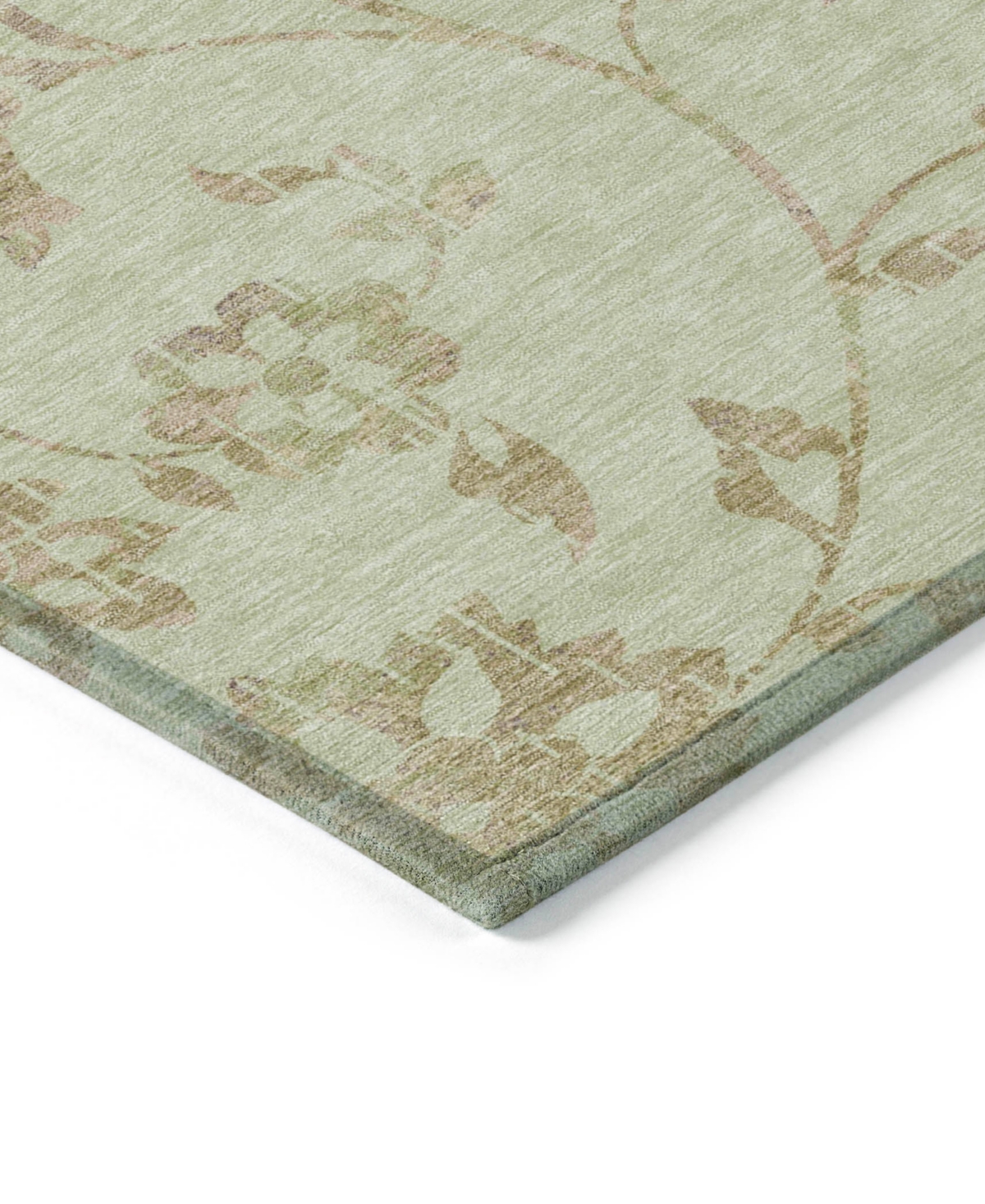 Addison Chantille Machine Washable Acn856 2'3"x7'6" Runner Area Rug In Sage