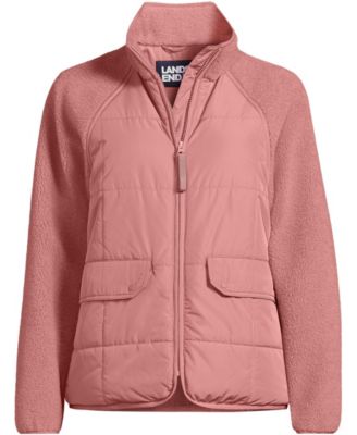 Women's Mixed Media High Pile Fleece Jacket