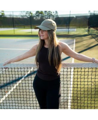 Unisex Adjustable Running Hat - Dark Tan