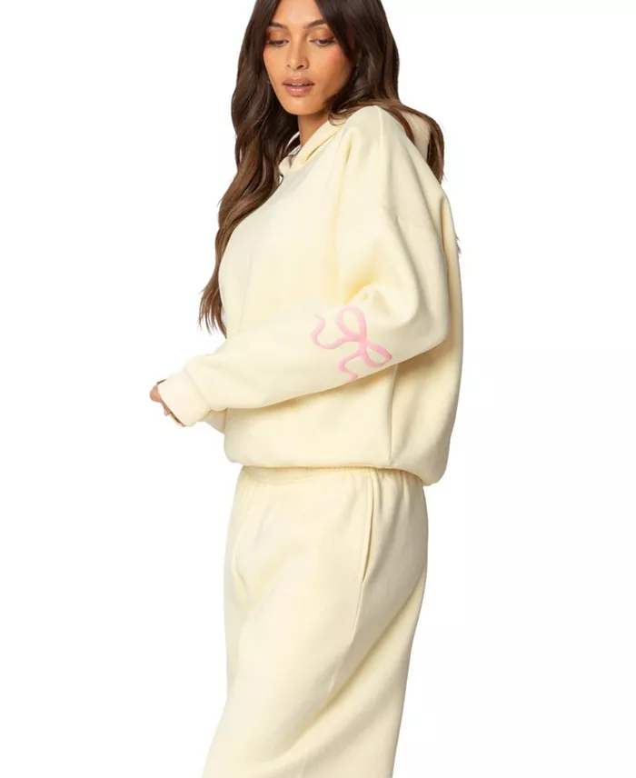 Womens Bonney Bow Detail Hoodie - thumbnail 7