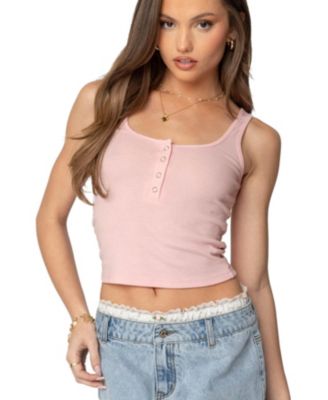 Women's Tiana Henley Tank Top