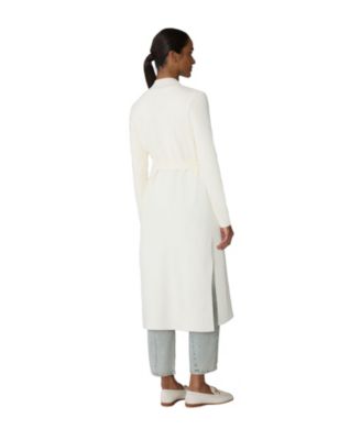 Womens ALICIANA Mid-Thigh-Length Sustainable Coatigan With Belt