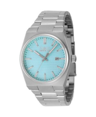 Men's 48394 Speedway Quartz 3 Hand Light Blue Dial Watch