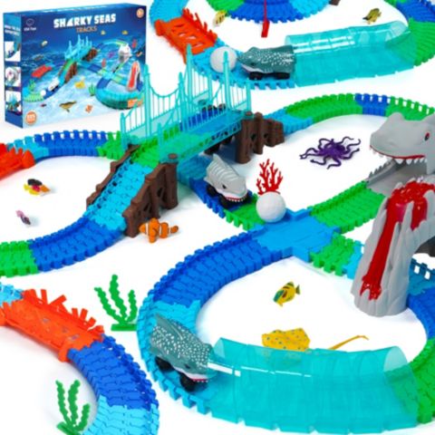 Детский конструктор USA Toyz Sharky Seas Race Track 225-Piece Building Set, от 6 лет