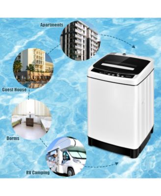 Full-Automatic Washing Machine 1.5 Cubic Feet 11 LBS Washer and Dryer