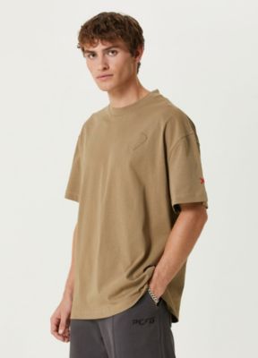 Men's Cotton Tee With Emboss Detail