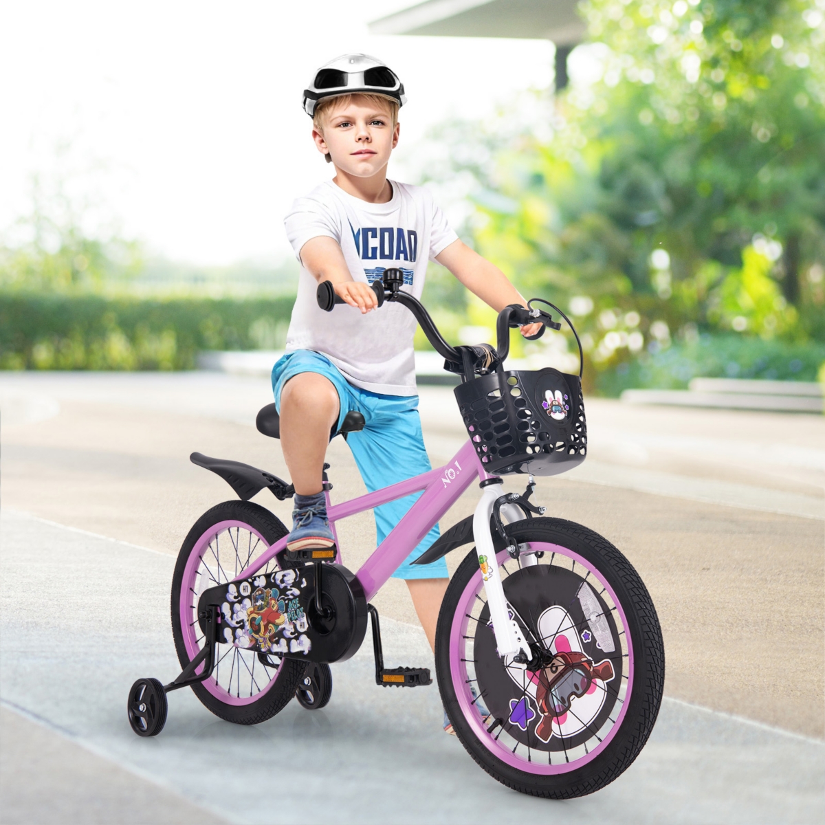 Kids Bike for 3-5 Years Old Sport Bicycle with Adjustable Handlebar and Saddle