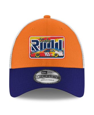 Men's Orange/Royal Ricky Rudd 2025 NASCAR Hall of Fame 9FORTY Adjustable Trucker Hat