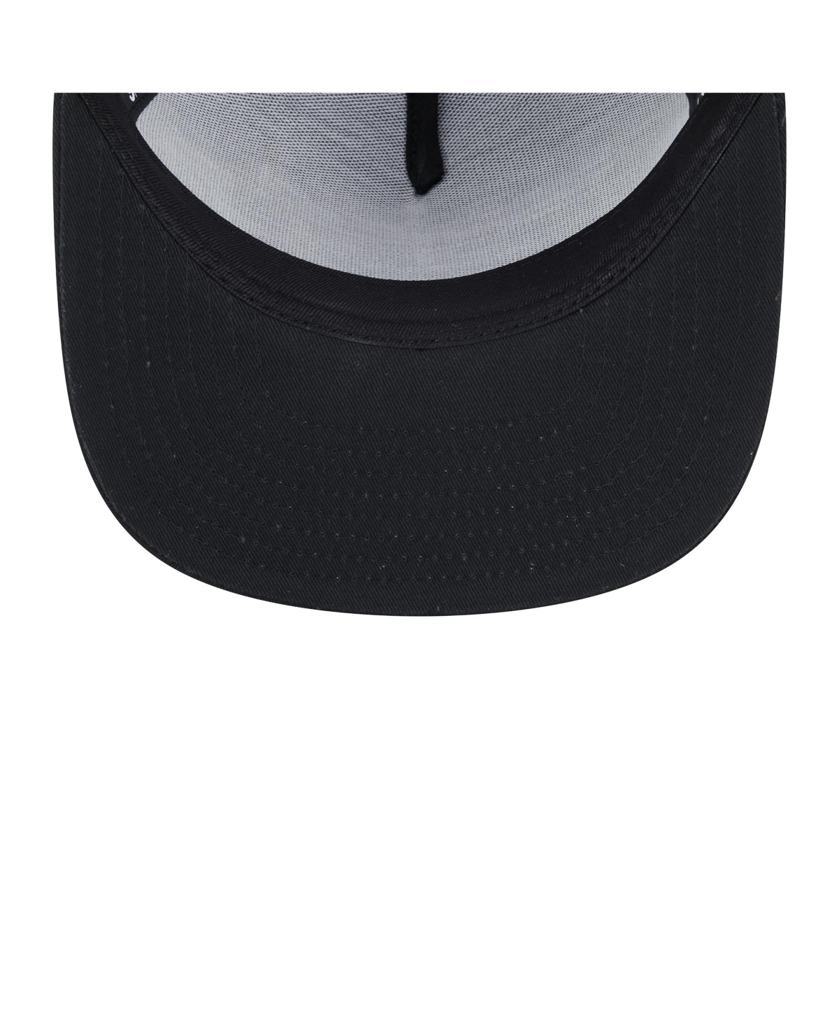 New Era Men's Black Athletics Score Check A-frame Trucker 9fifty Snapback Hat In Black