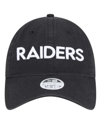 Women's Black Las Vegas Raiders Cece 9TWENTY Adjustable Hat