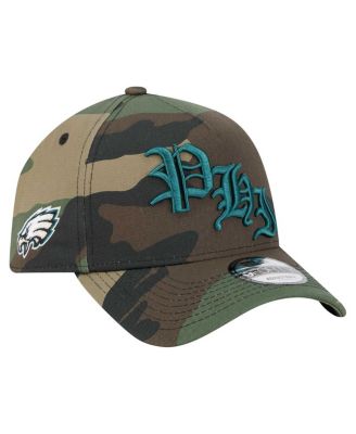 Men's Camo Philadelphia Eagles Mystic Camo A-Frame 9FORTY Adjustable Hat