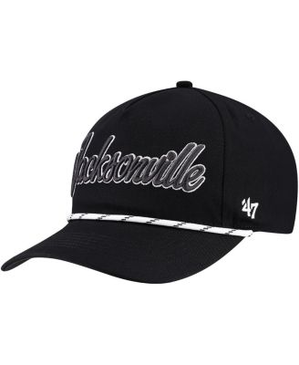 Men's Black Jacksonville Jaguars Overhand Speckle Hitch Adjustable Hat