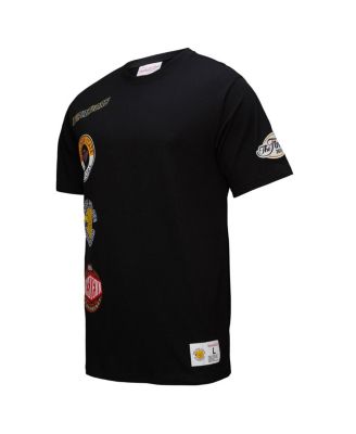Men's Black Golden State Warriors Black Out Collection Vintage Premium T-Shirt