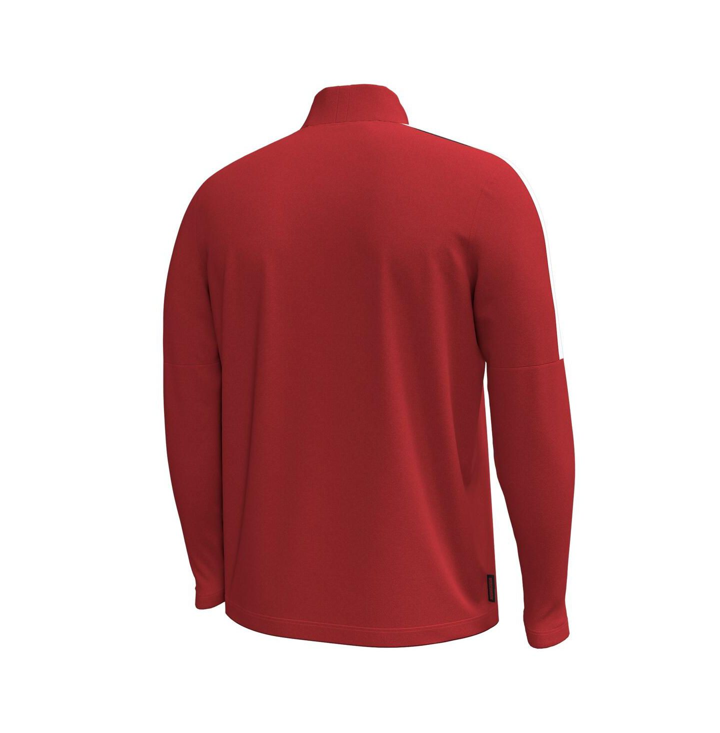 Мужская куртка Under Armour Red Wisconsin Badgers Playoff Performance Quarter-Zip — фото 2