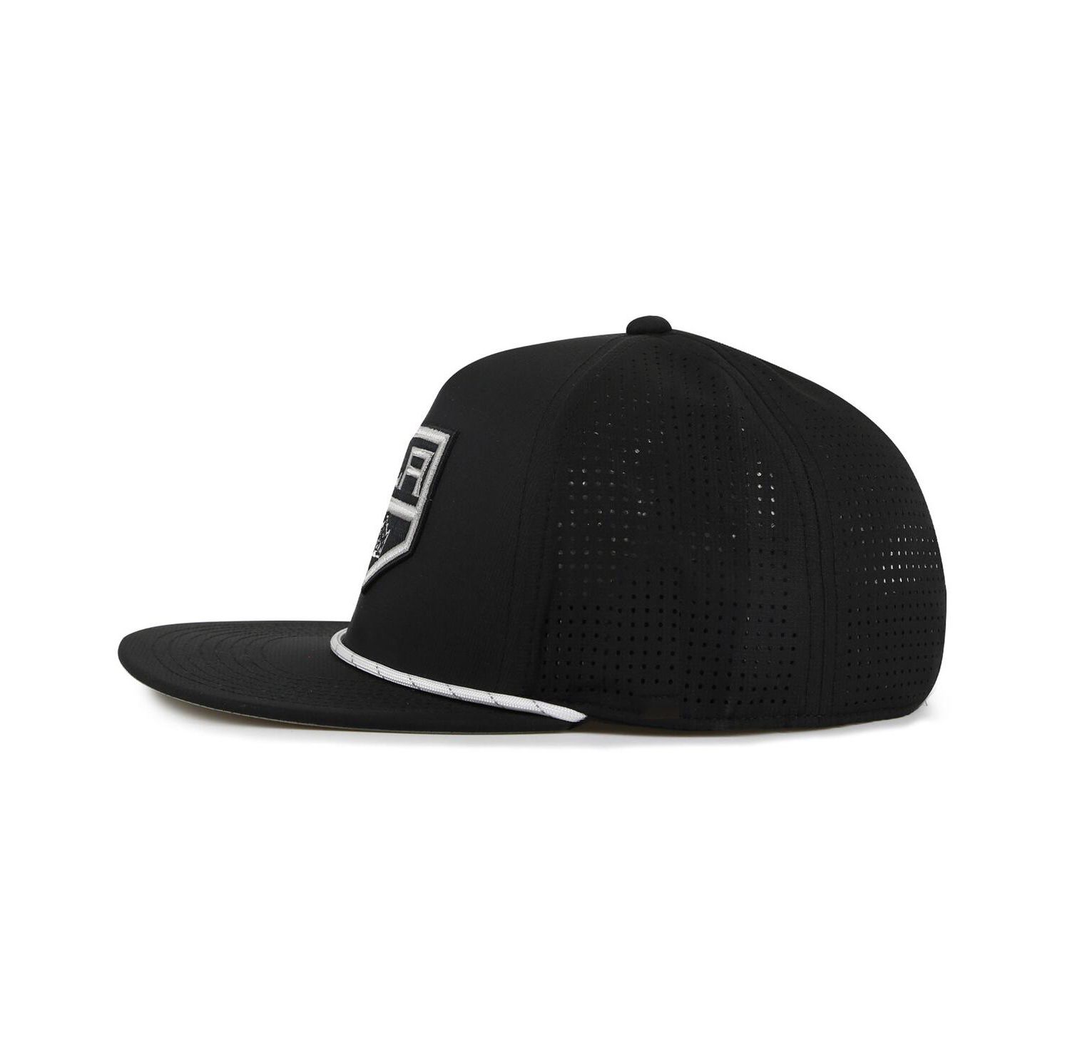Men's Black Los Angeles Kings Buxton Pro Tech Adjustable Hat