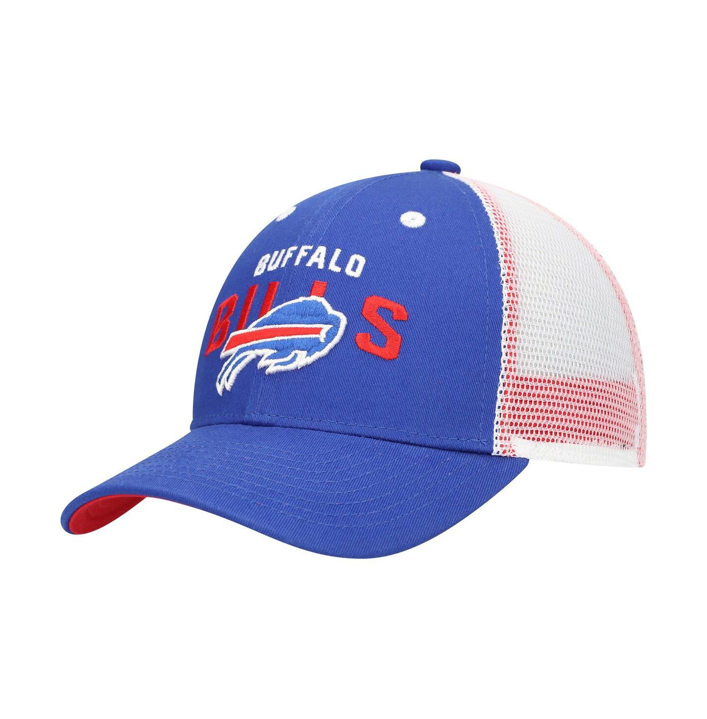 Детская кепка Outerstuff Preschool Royal Buffalo Bills Core Lockup Trucker Adjustable hat — фото 1