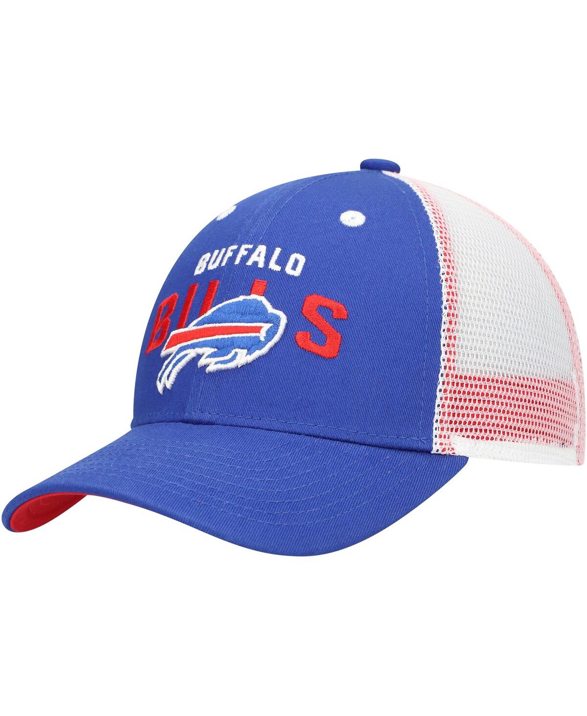 Outerstuff Preschool Royal Buffalo Bills Core Lockup Trucker Adjustable Hat In Royal