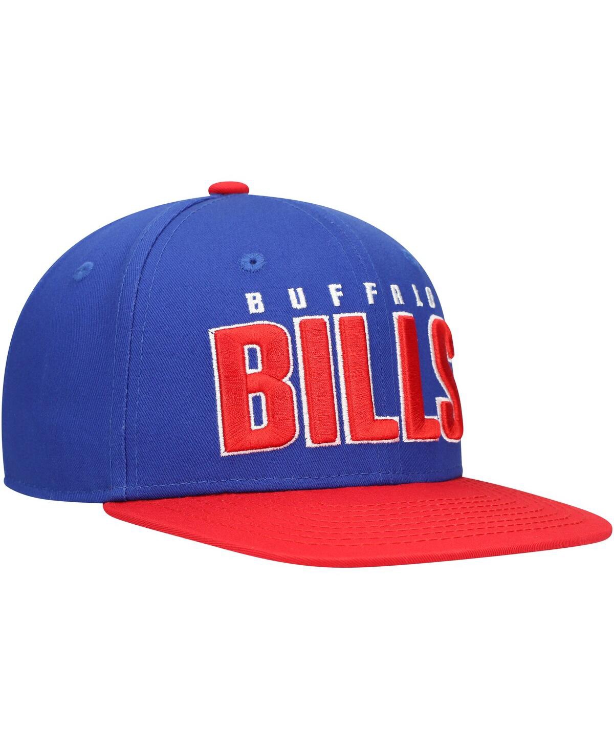Outerstuff Preschool Royal/red Buffalo Bills Lock Up Snapback Hat In Royal,red