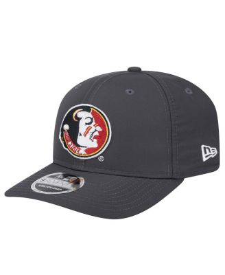 New Era - Men's Charcoal Florida State Seminoles 9SEVENTY Stretch-Snap Hat