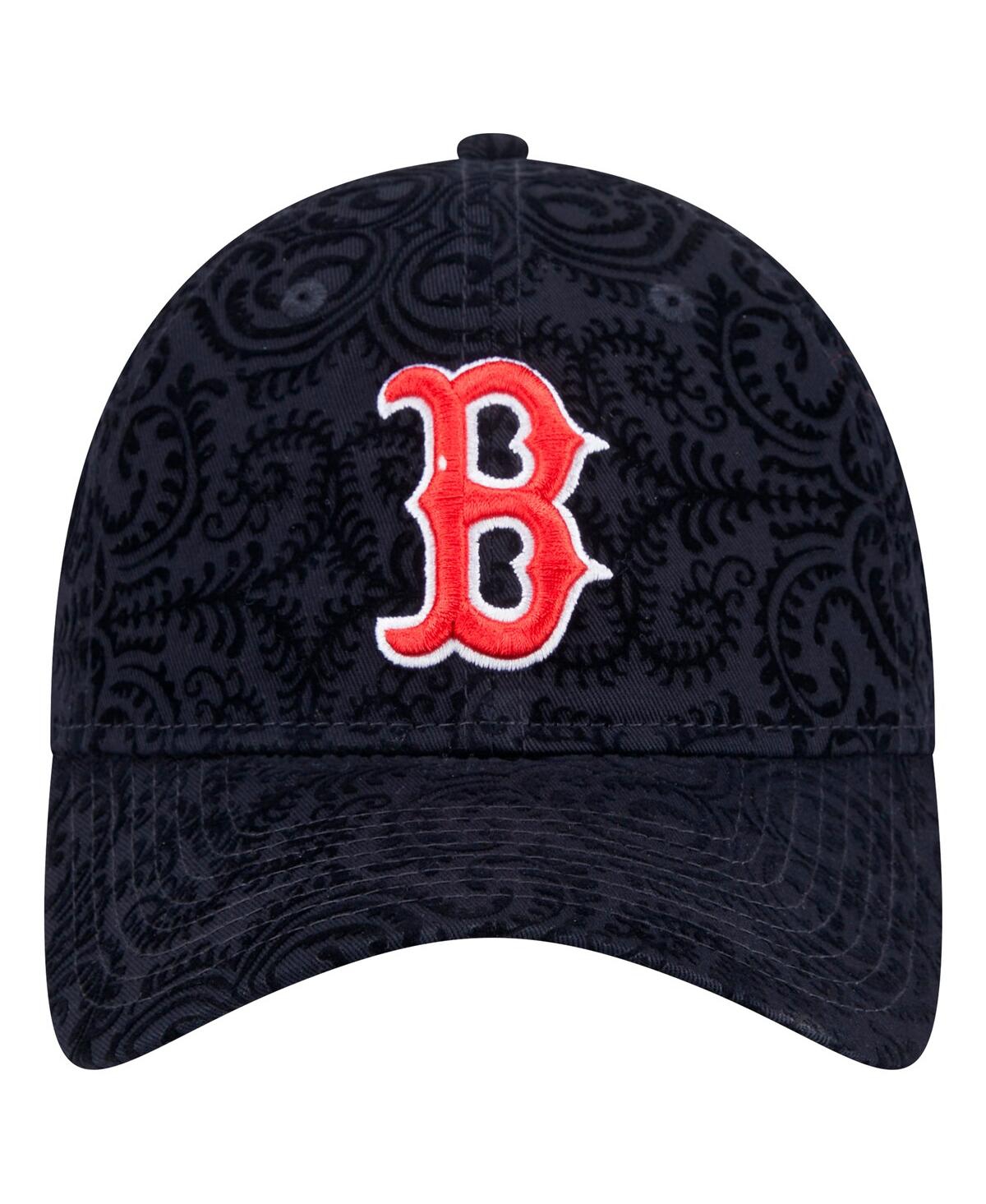 New Era Women's Navy Boston Red Sox Flair 9twenty Adjustable Hat In Navy