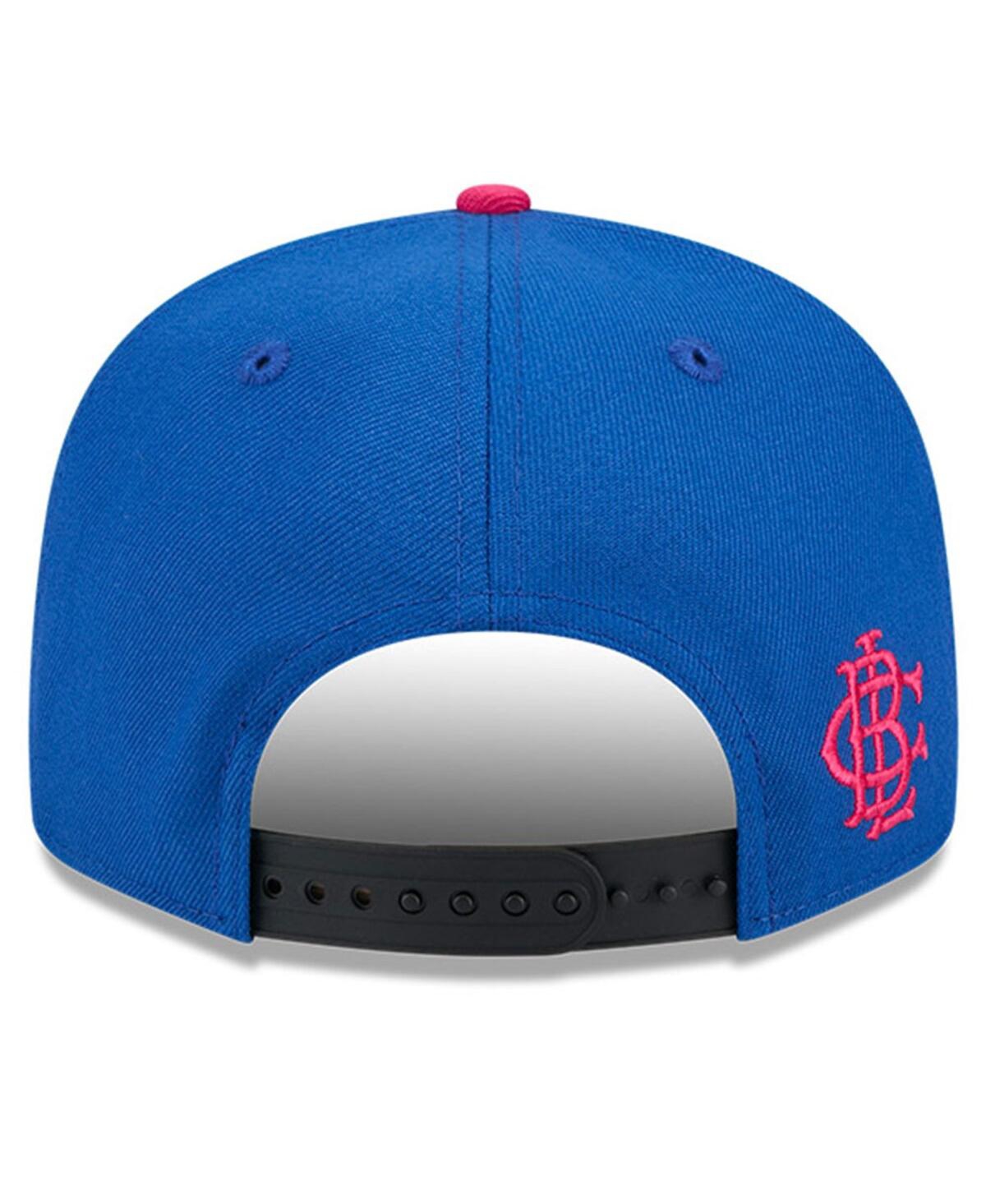 New Era Men's Royal/black Pittsburgh Pirates Watermelon Big League Chew Flavor Pack 9fifty Snapback Hat In Royal,black