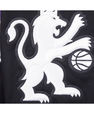 Men's Black Sacramento Kings Area Code Twill Full-Zip Jacket