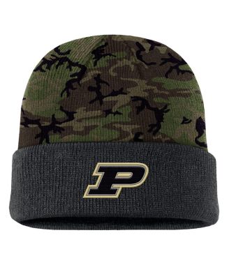 Nike - Men's Camo Purdue Boilermakers Military Appreciation Cuffed Knit Hat