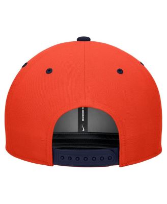 Men's White/Orange Virginia Cavaliers Pro Performance Snapback Hat