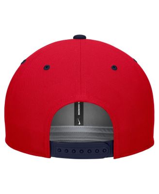 Men's White/Red Ole Miss Rebels Pro Performance Snapback Hat