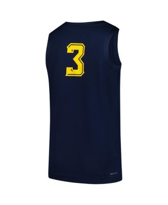 Men's 3 Navy Marquette Golden Eagles Replica Basketball Jersey